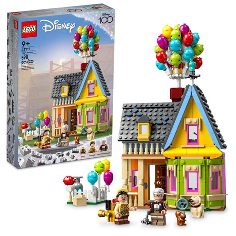 Disney up.lego - Adventure awaits Disney fans ages 9 and up with this fun LEGO Disney and Pixar ‘Up’ House (43217). The set that everyone will be talking about includes a detailed section of the iconic house with a chimney and balloons, 2 LEGO minifigures, a LEGO dog figure, a wilderness explorer backpack and an adventure book.